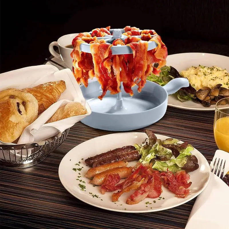 CrispyBac Microwave Bacon Tray