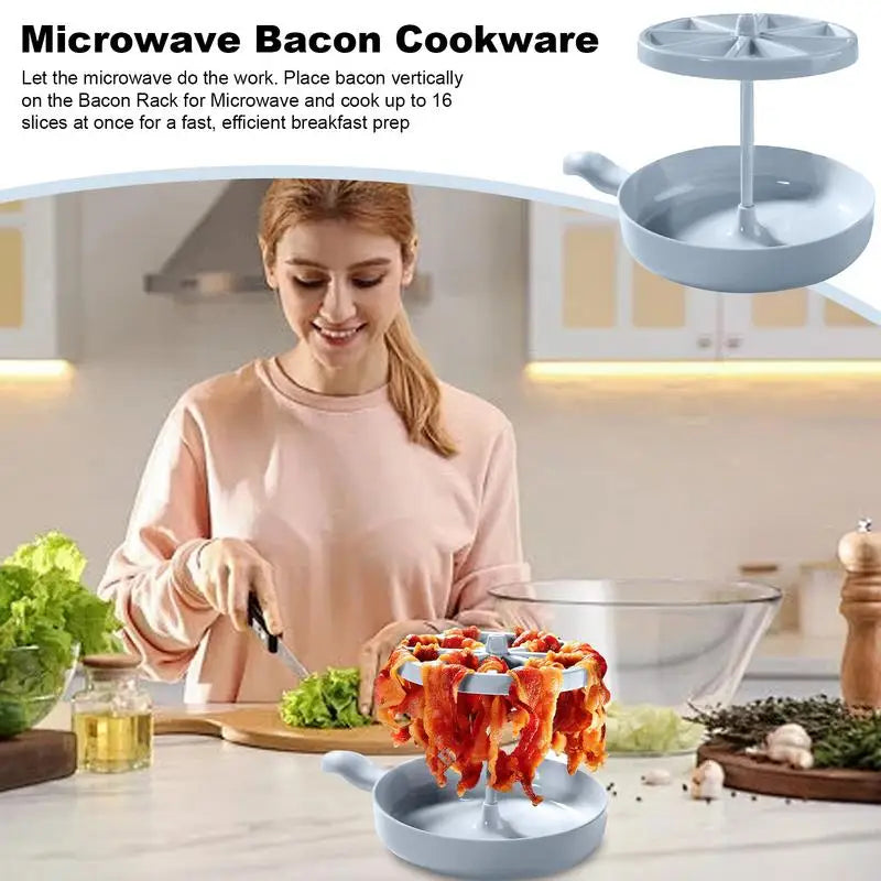 CrispyBac Microwave Bacon Tray