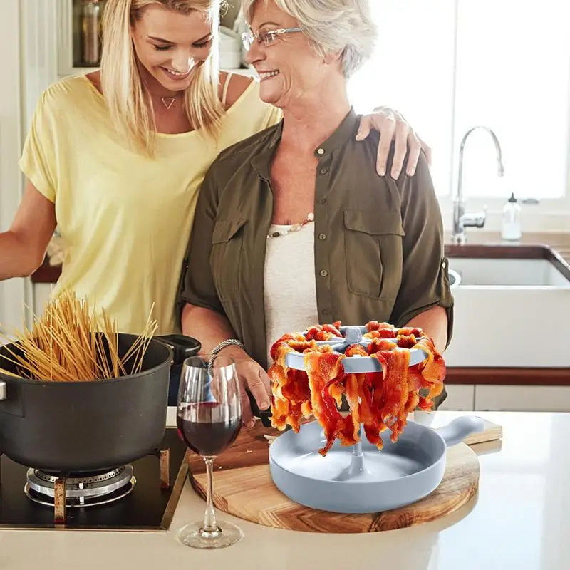 CrispyBac Microwave Bacon Tray